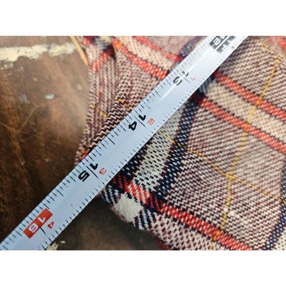 Mister Leonard Wool Blend Gray Plaid Skirt and Vest Set Womens size 10 Vintage 6 - Picture 8 of 12